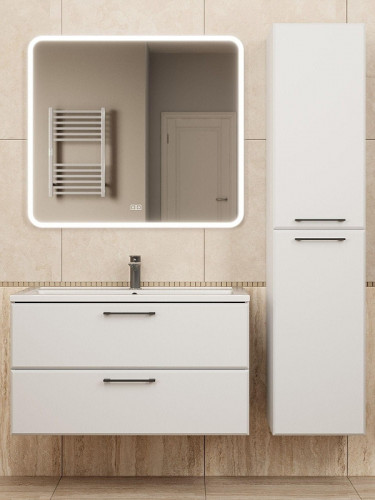 Тумба под раковину Uperwood Foster New 90 TFosterNEW90w подвесная цвет Белый матовый