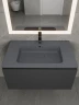 Раковина Uperwood Lagoon Quartz 80 297000018 цвет Серый шелк