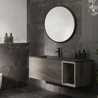 Зеркало Abber Mond 77 AG6201B Черное стекло