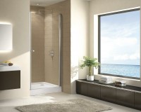 Душевая дверь Cezares Eco 65 ECO-O-B-1-65-C-Cr профиль Хром стекло прозрачное