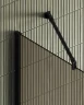 Душевая перегородка Maybah Glass MGD-703-6ш 690x1950 в широком профиле Черный стекло бронзовое матовое