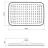 Верхний душ Iddis Esper ESP25BSi64 Черный матовый