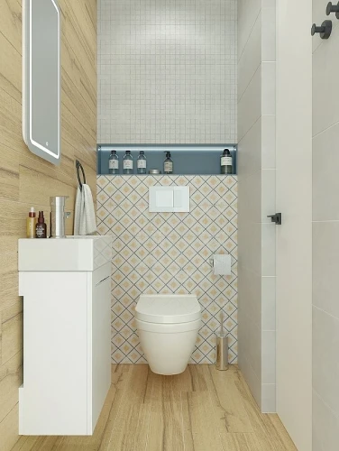Тумба под раковину Creto Pollino 37 15-1418-1419W подвесная White МДФ / ЛДСП