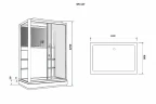 Душевая кабина Grossman 120x90 GR127R с гидромассажем