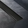 Душевой лоток Bettoserb Compact Line Matte Black 65 13702510BM с решеткой цвет Черный матовый / под плитку