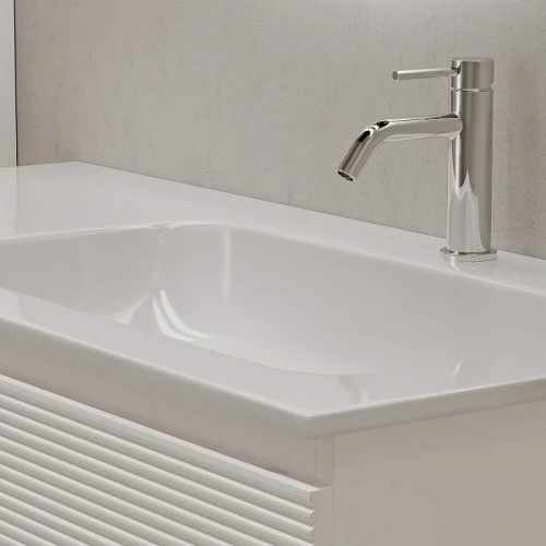 Тумба под раковину Sancos Folk 100 R FL100RW подвесная Bianco МДФ / ЛДСП