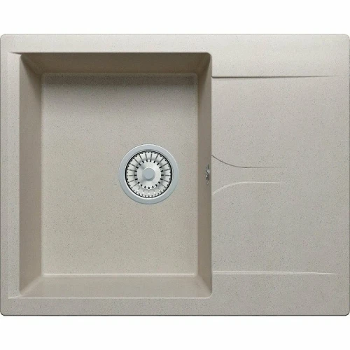Кухонная мойка Polygran Gals-620 №14 444508 Серая искусственный камень (литьевой мрамор) встраиваемый