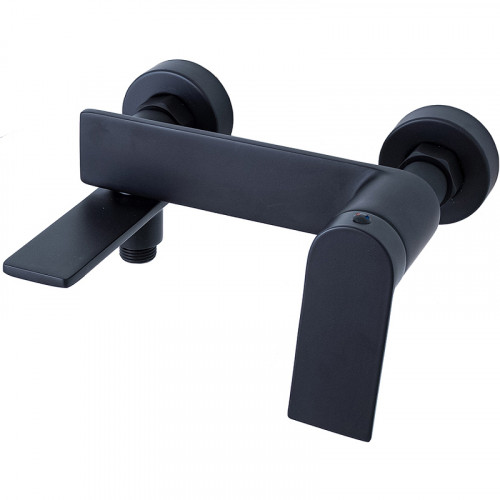 Смеситель для ванны Orange Berni M09-100b Черный матовый латунь на стену