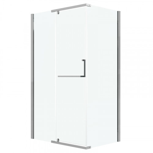 Душевая стенка Grossman Pragma 100 200.K33.03.100.10.00 профиль Хром стекло прозрачное