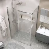 Душевая стенка Grossman Pragma 100 200.K33.03.100.10.00 профиль Хром стекло прозрачное