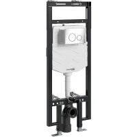 Инсталляция WasserKRAFT Dinkel 58TLT.010.ME.CH02 для унитаза с клавишей смыва Хром