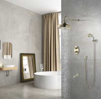 Душевая система Lemark Villa LM4822B Бронза латунь встраиваемый