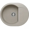 Кухонная мойка Polygran Atol-620 №14 678941 Серая искусственный камень (литьевой мрамор) встраиваемый