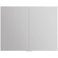 Зеркальный шкаф BelBagno SPC 90 SPC-2A-DL-BL-900 с подсветкой Белый стекло