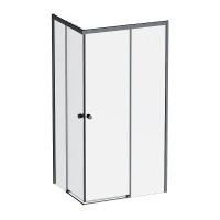 Душевой уголок AM.PM X-Joy 100х80 W94G-403-100280-BT1K профиль Черный матовый стекло прозрачное