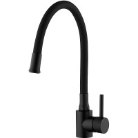Смеситель для кухни Frap F40994-6 Черный матовый нержавеющая сталь