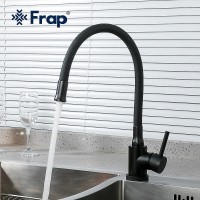Смеситель для кухни Frap F40994-6 Черный матовый нержавеющая сталь