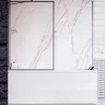 Шторка на ванну Veconi Palau 70 PL85GR-70-01-C7 профиль Брашированный графит стекло прозрачное
