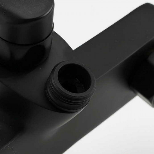 Смеситель для ванны Frap H62 F2262 универсальный Черный матовый латунь на стену