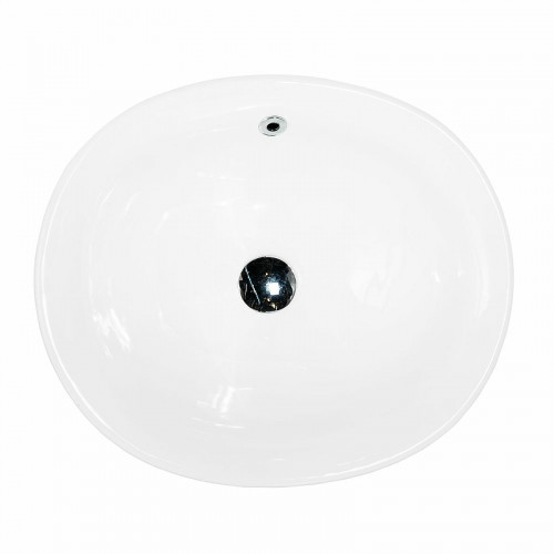 Раковина-чаша Art&amp;Max 49 AM5306-W Белая фаянс накладная