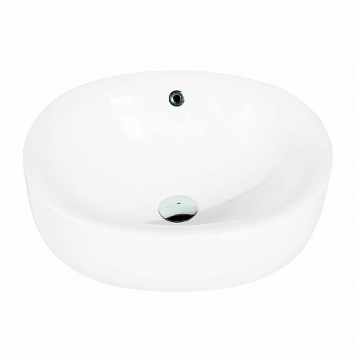 Раковина-чаша Art&amp;Max 49 AM5306-W Белая фаянс накладная