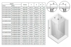 Душевой уголок New Trendy New Soleo Chrome 70х80 D-0147A/D-0152A профиль Хром стекло прозрачное