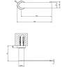 Держатель туалетной бумаги Gessi Emporio Accessories 38849#031 Хром