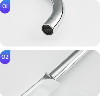 Смеситель для кухни Gappo G03-8 G4003-8 Белый Хром латунь