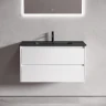 Тумба под раковину Sancos Libra 90 LB90W подвесная Белый глянец МДФ / ЛДСП