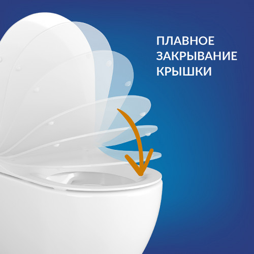 Комплект унитаза Cersanit City Smart CO DPL EO Slim с сиденьем Микролифт и инсталляцией Vector 68305 с клавишей смыва Черный матовый Хром фарфор подвесной