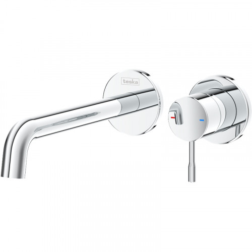 Смеситель для раковины Teska Atlas E5706 Хром нержавеющая сталь встраиваемый