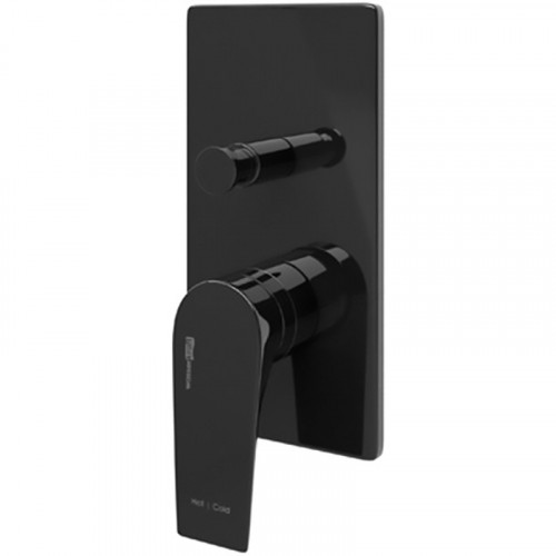 Душевая система WasserKRAFT А66209 Черный глянец латунь встраиваемый