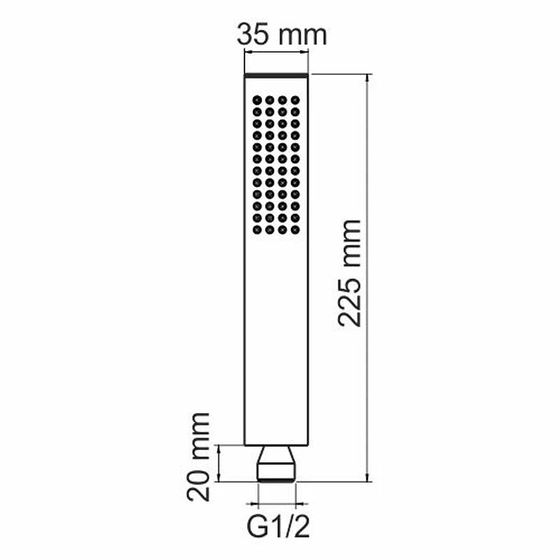 Душевая система WasserKRAFT А66209 Черный глянец латунь встраиваемый