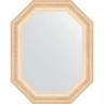 Зеркало Evoform Octagon 60x75 BY 7142 в багетной раме - Старый гипс 82 мм стекло