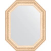 Зеркало Evoform Octagon 60x75 BY 7142 в багетной раме - Старый гипс 82 мм стекло