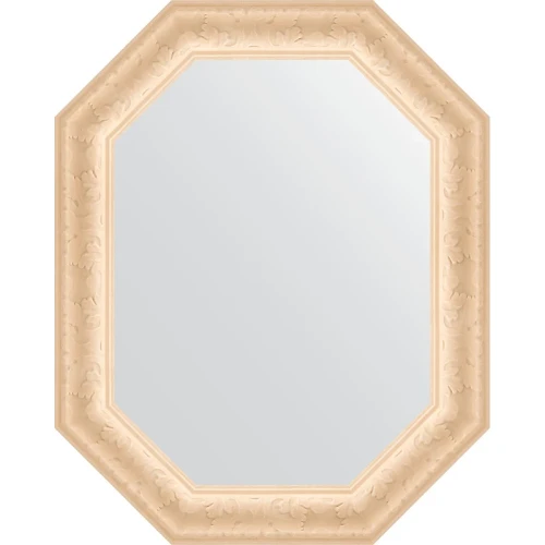 Зеркало Evoform Octagon 60x75 BY 7142 в багетной раме - Старый гипс 82 мм стекло