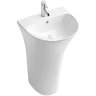 Раковина SantiLine 48 SL-4017 Белая фаянс напольный