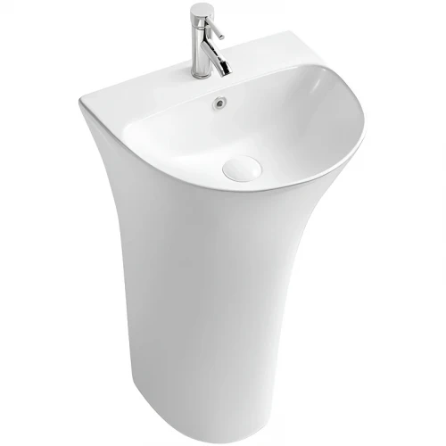 Раковина SantiLine 48 SL-4017 Белая фаянс напольный