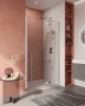 Душевая дверь Cezares Liner 120 R LINER-B-12-120-C-Cr-R профиль Хром стекло прозрачное