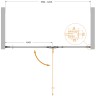 Душевая дверь Cezares Liner 120 R LINER-B-12-120-C-Cr-R профиль Хром стекло прозрачное