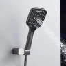 Душевая система Shevanik S4035T цвет Оружейная сталь