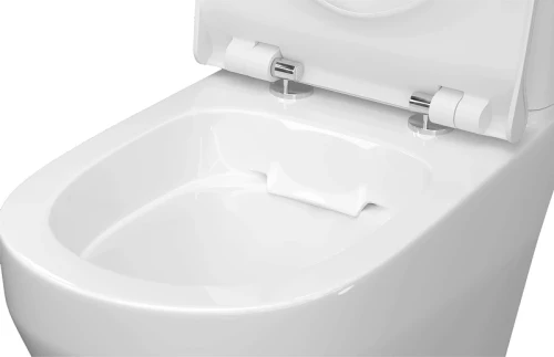 Унитаз компакт Laparet Correct с бачком и сиденьем Микролифт фарфор напольный