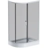 Душевой уголок AM.PM Like Solo Slide 120х80 W83G-302U120CG64 профиль Хром матовый стекло тонированное