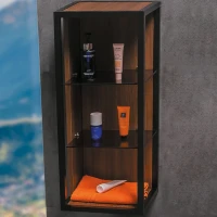 Подвесной шкаф Boheme Armadi Art Loft 30 895-D Dark wood МДФ / ЛДСП