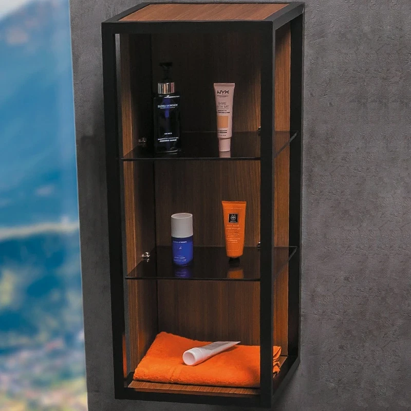 Подвесной шкаф Boheme Armadi Art Loft 30 895-D Dark wood МДФ / ЛДСП