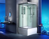 Душевая кабина WeltWasser WW500 Aller 902 90x90 10000003255 профиль Хром стекло прозрачное