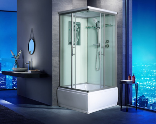 Душевая кабина WeltWasser WW500 Aller 902 90x90 10000003255 профиль Хром стекло прозрачное