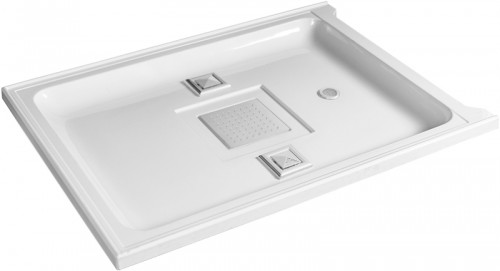 Душевая кабина WeltWasser WW500 Aller 902 90x90 10000003255 профиль Хром стекло прозрачное