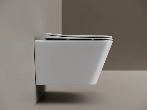 Унитаз подвесной Ceramicanova Миро (Miro) CN11003T цвет Белый с сиденьем Микролифт