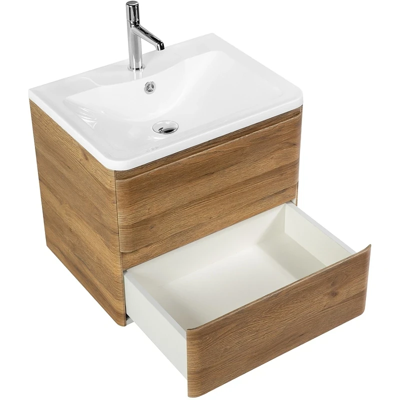 Тумба под раковину BelBagno 70 ALBANO-700-2C-SO-RR подвесная Rovere Rustico МДФ / ЛДСП